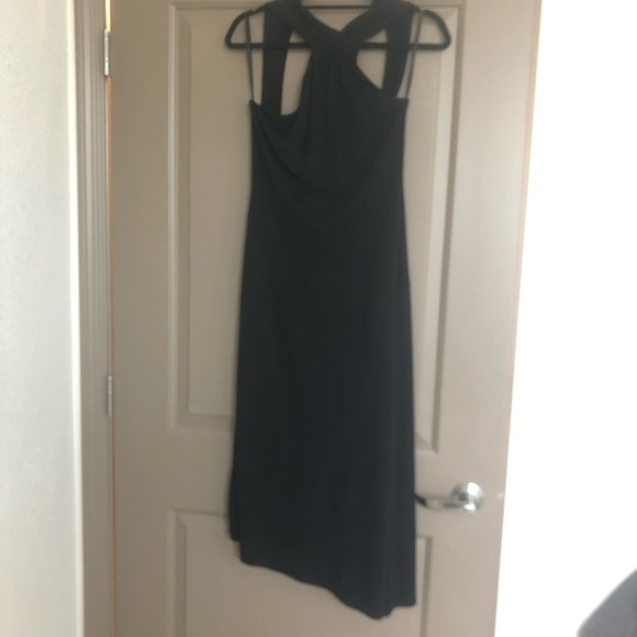 BCBG Maxazria Black Asymmetrical Dress - Picture 7 of 11